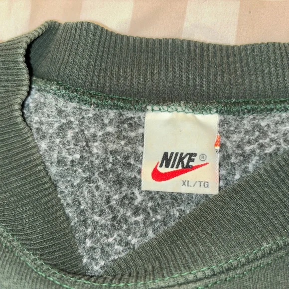 Nike Dark Gray Cropped Crewneck Sweatshirt - Picture 2 of 3